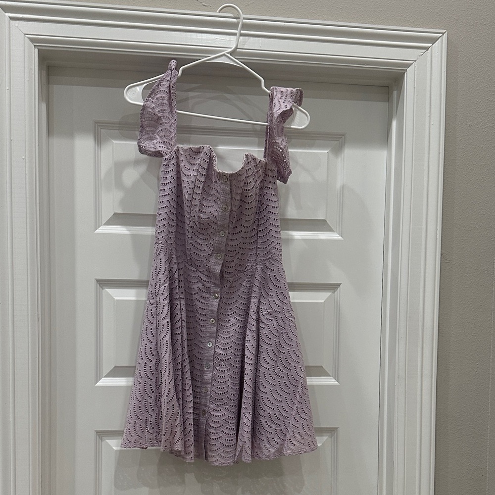 Gianni Bini Purple Lace Dress